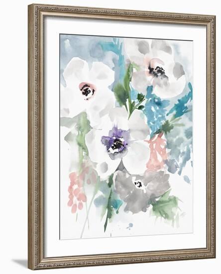 Bright Bouquet 1-Megan Swartz-Framed Art Print