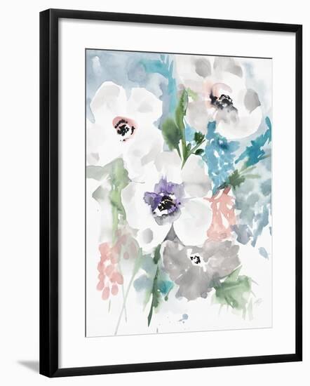 Bright Bouquet 1-Megan Swartz-Framed Art Print