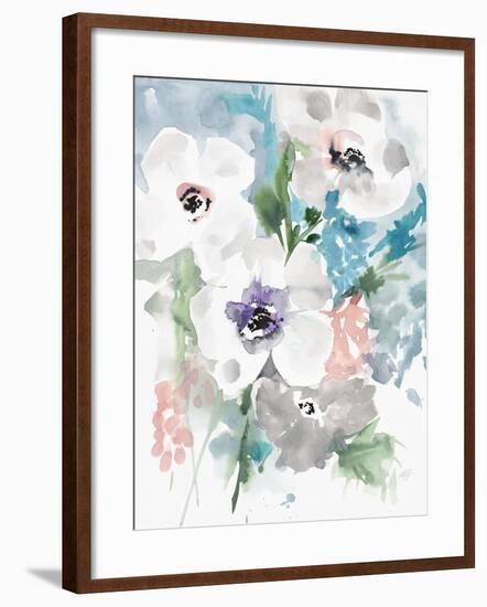 Bright Bouquet 1-Megan Swartz-Framed Art Print