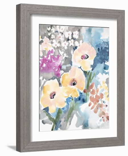 Bright Bouquet 2-Megan Swartz-Framed Art Print