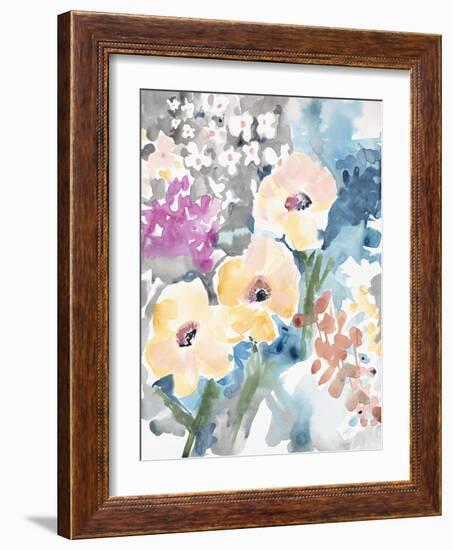 Bright Bouquet 2-Megan Swartz-Framed Art Print