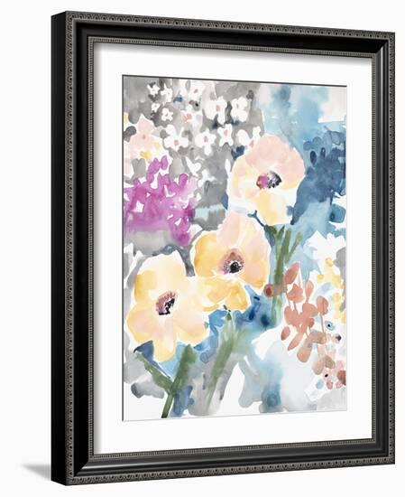 Bright Bouquet 2-Megan Swartz-Framed Art Print