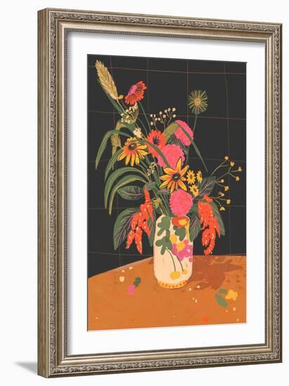 Bright Bouquet-Gigi Rosado-Framed Giclee Print