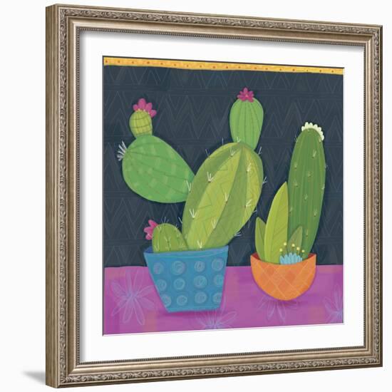 Bright Cactus 1-Holli Conger-Framed Giclee Print