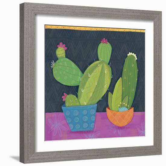 Bright Cactus 1-Holli Conger-Framed Giclee Print