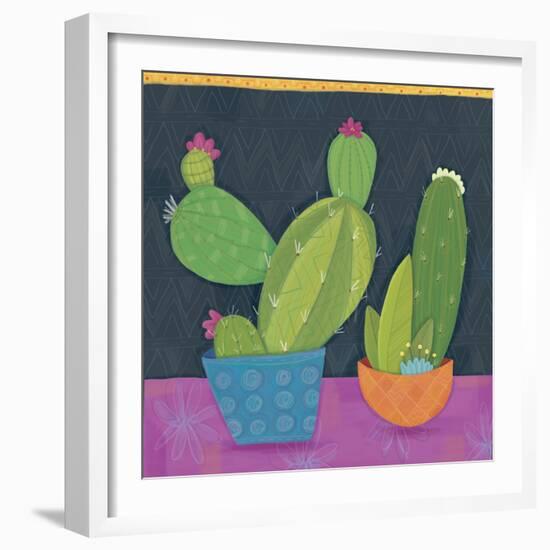 Bright Cactus 1-Holli Conger-Framed Giclee Print