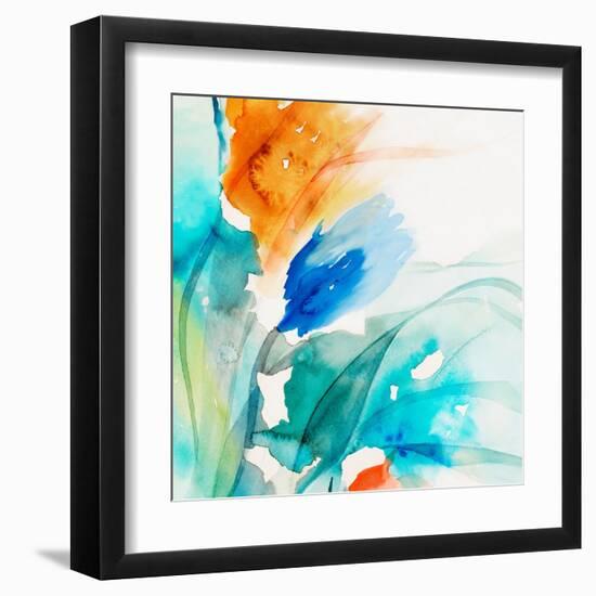 Bright Cerulean I-PI Studio-Framed Art Print