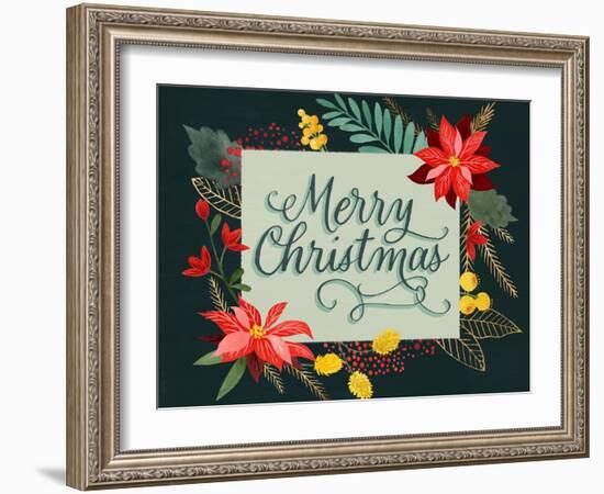 Bright Christmas Night  I-Grace Popp-Framed Art Print