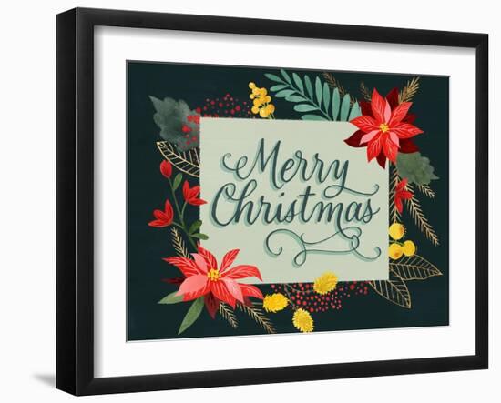 Bright Christmas Night  I-Grace Popp-Framed Art Print