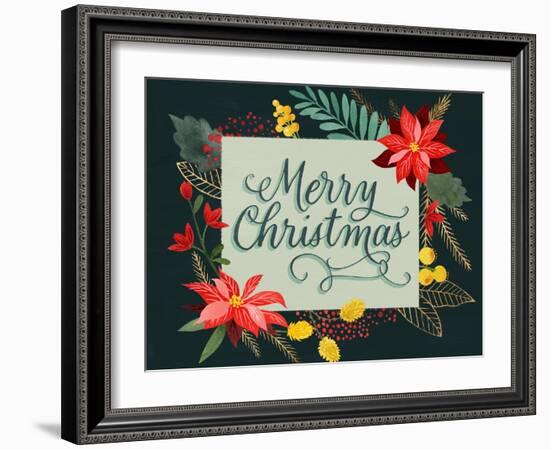 Bright Christmas Night  I-Grace Popp-Framed Art Print