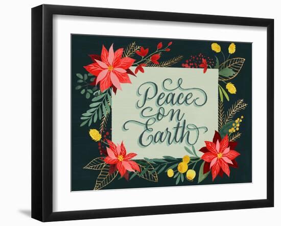 Bright Christmas Night  II-Grace Popp-Framed Art Print