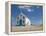 Bright Church at Sandy Beach, Pedro Da Sal, Sal, Cape Verde, Africa-Michael Runkel-Framed Premier Image Canvas