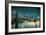 Bright City Lights Blue I-James Wiens-Framed Art Print