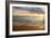 Bright Cloudy Sunset in the Calm Ocean-Givaga-Framed Photographic Print