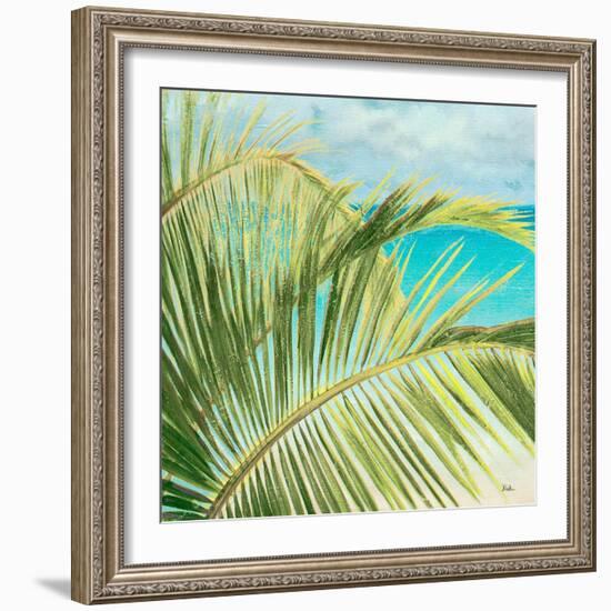 Bright Coconut Palm I-Patricia Pinto-Framed Art Print