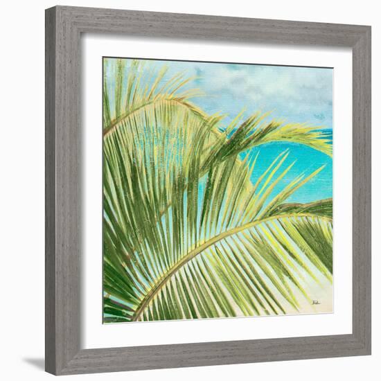 Bright Coconut Palm I-Patricia Pinto-Framed Art Print