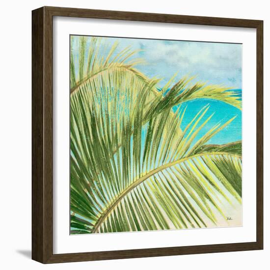 Bright Coconut Palm I-Patricia Pinto-Framed Art Print
