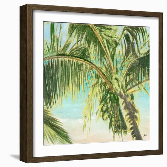 Bright Coconut Palm II-Patricia Pinto-Framed Art Print