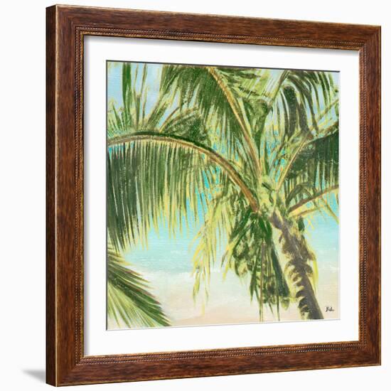 Bright Coconut Palm II-Patricia Pinto-Framed Art Print