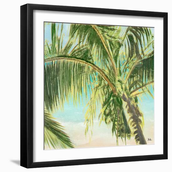 Bright Coconut Palm II-Patricia Pinto-Framed Art Print