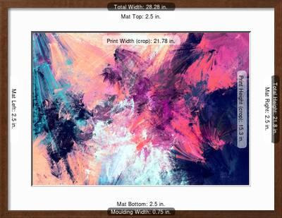 Bright Color Fireworks Abstract Painting Color Texture Artistic