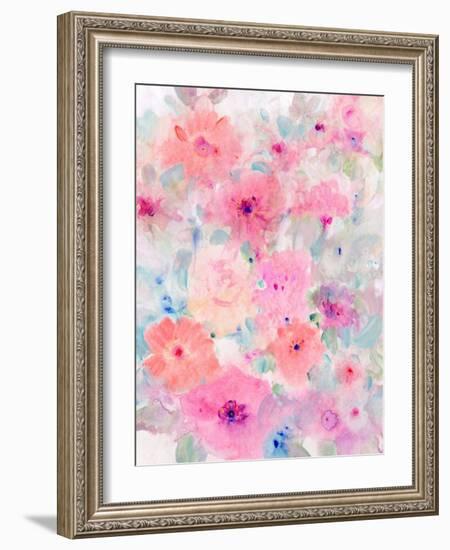 Bright Floral Design  I-Tim OToole-Framed Art Print