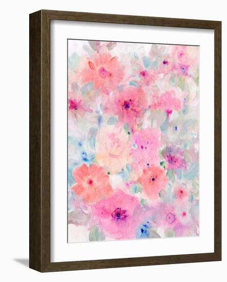 Bright Floral Design  I-Tim OToole-Framed Art Print