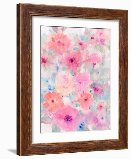 Bright Floral Design  I-Tim OToole-Framed Art Print