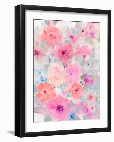 Bright Floral Design  I-Tim OToole-Framed Art Print