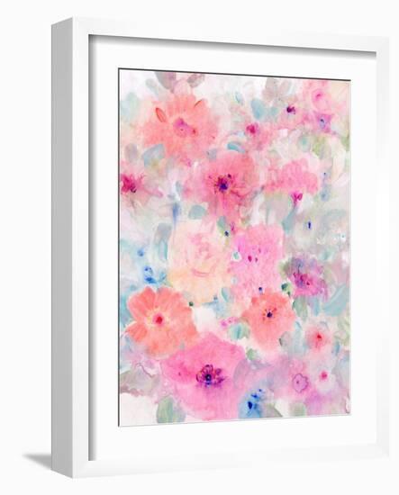 Bright Floral Design  I-Tim OToole-Framed Art Print