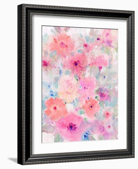 Bright Floral Design  I-Tim OToole-Framed Art Print