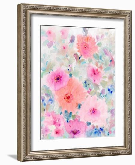 Bright Floral Design  II-Tim OToole-Framed Art Print