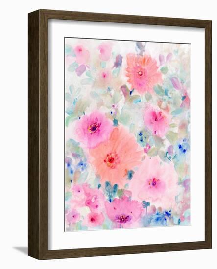 Bright Floral Design  II-Tim OToole-Framed Art Print