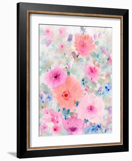 Bright Floral Design  II-Tim OToole-Framed Art Print