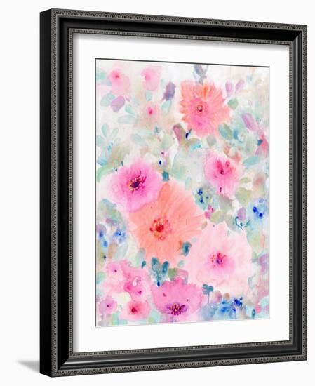 Bright Floral Design  II-Tim OToole-Framed Art Print