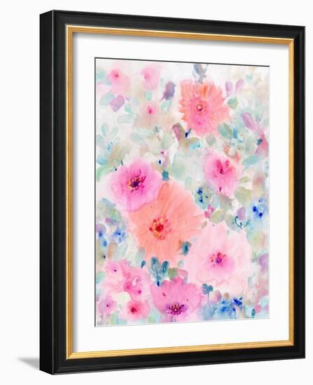 Bright Floral Design  II-Tim OToole-Framed Art Print