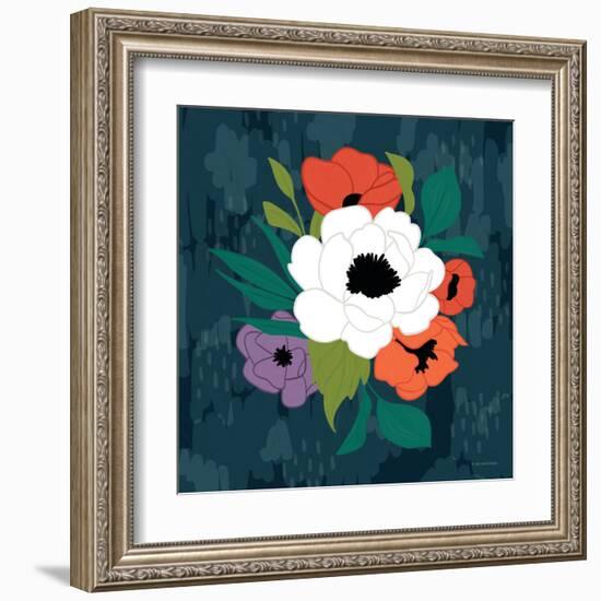 Bright Floral I-Lady Louise Designs-Framed Art Print