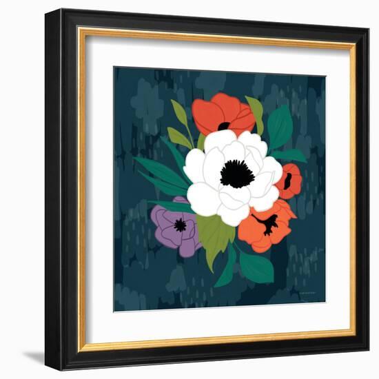 Bright Floral I-Lady Louise Designs-Framed Art Print