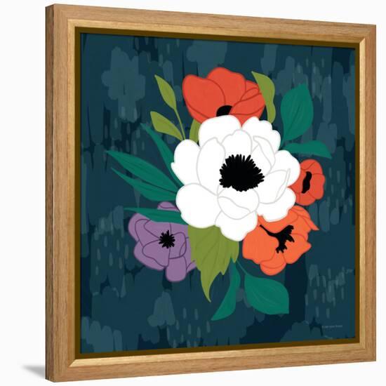 Bright Floral I-Lady Louise Designs-Framed Stretched Canvas