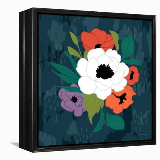 Bright Floral I-Lady Louise Designs-Framed Stretched Canvas