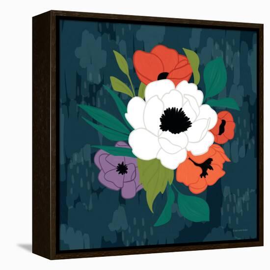 Bright Floral I-Lady Louise Designs-Framed Stretched Canvas