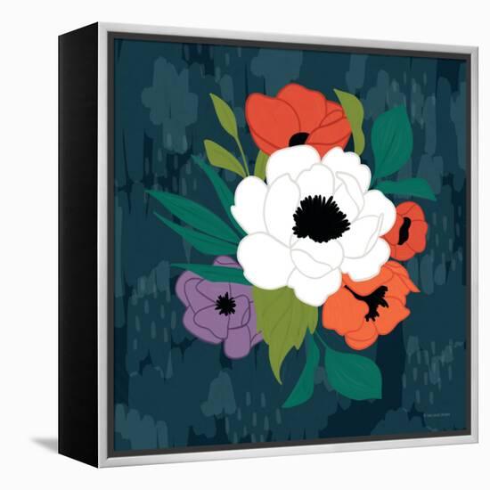 Bright Floral I-Lady Louise Designs-Framed Stretched Canvas