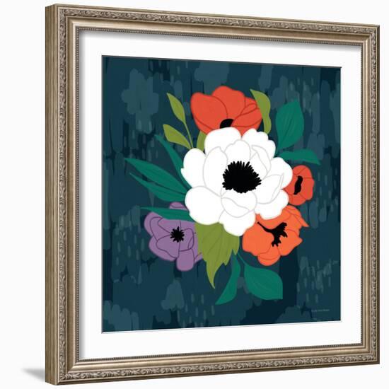 Bright Floral I-Lady Louise Designs-Framed Art Print