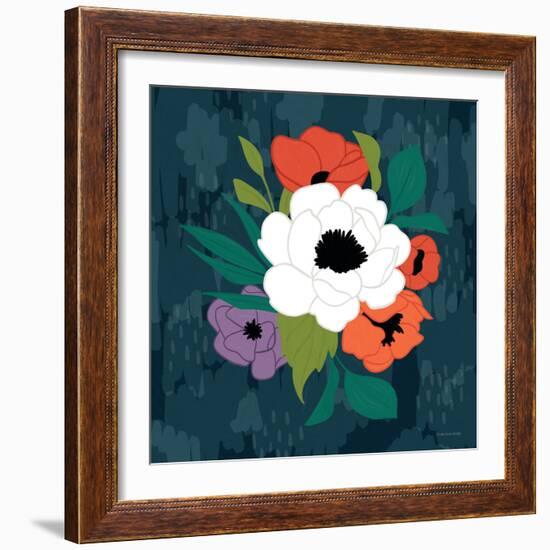 Bright Floral I-Lady Louise Designs-Framed Art Print