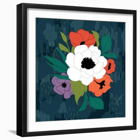 Bright Floral I-Lady Louise Designs-Framed Art Print