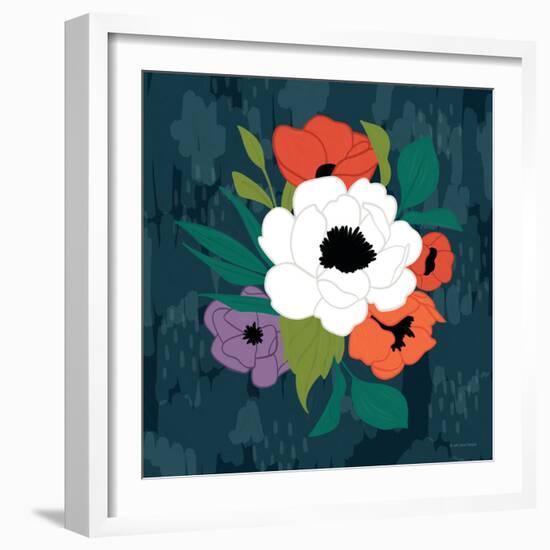 Bright Floral I-Lady Louise Designs-Framed Art Print