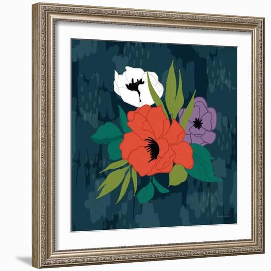 Bright Floral II-Lady Louise Designs-Framed Art Print