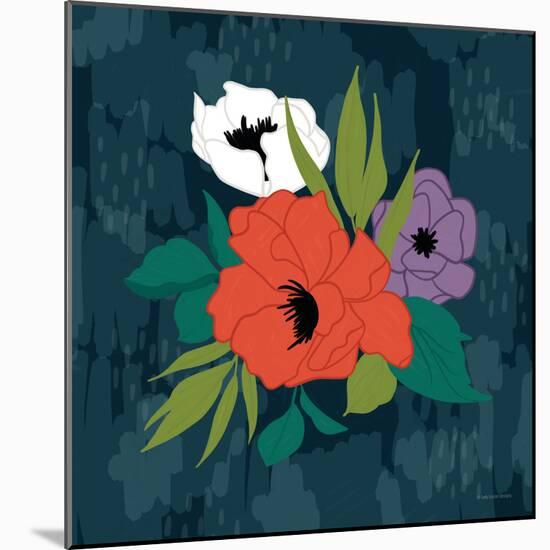 Bright Floral II-Lady Louise Designs-Mounted Art Print