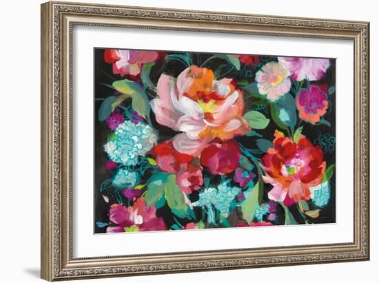 Bright Floral Medley Crop-Danhui Nai-Framed Art Print