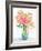 Bright Flowers I-Aria K-Framed Art Print